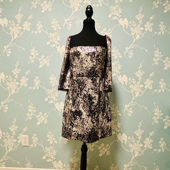 Brand: Rachel Zoe
Rachel Zoe Womens Chiara Sequined Snake Print Cocktail Dress - Picture 3 of 8